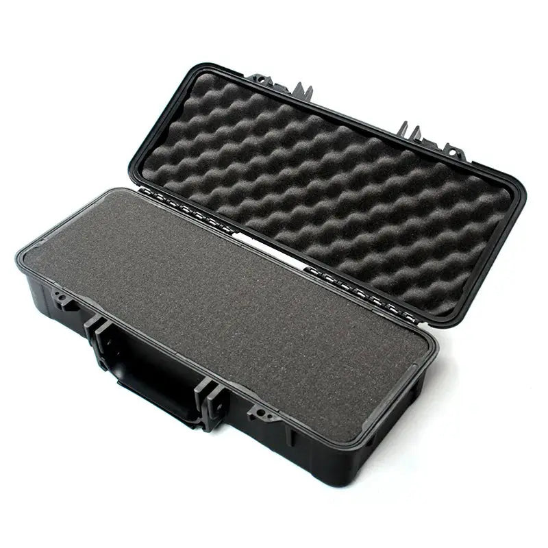 Simples Market black protective tool case with foam padding, waterproof and sealed.
