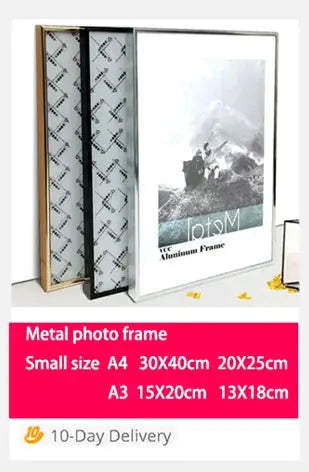 Three wooden shadow box photo frames, depth 3cm, for displaying three-dimensional artwork