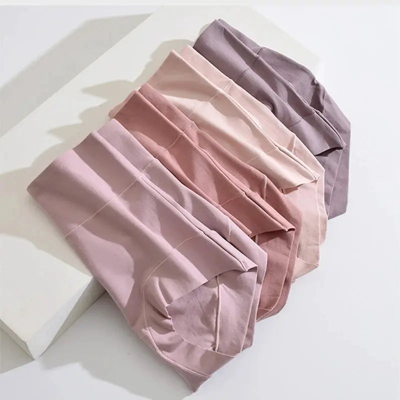 60S cotton high-rise panties for women in six pastel colors.