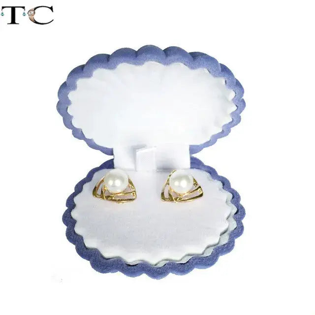 Creative Velvet Jewelry Box Mini Ring Box for Earrings and Rings Storage Display Gift Case