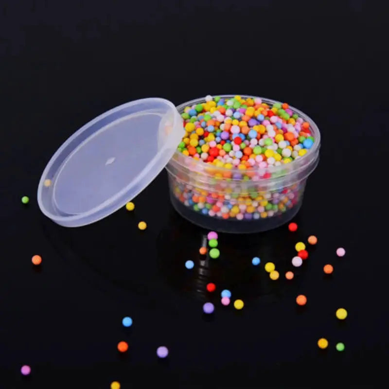 CraftNest Clear Foam Ball Storage Boxes With Lids 20 Pcs Sealed Dustproof Bead Slime Organizer