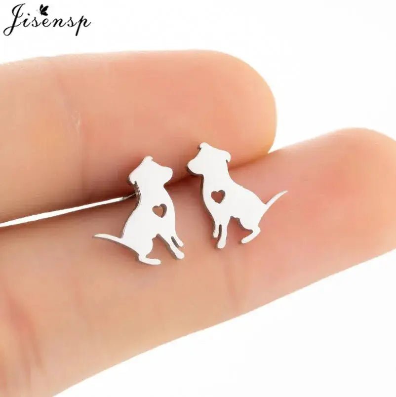Stainless Steel Stud Earrings For Women Fashion Jewelry Multiple Animal Designs Hummingbird Leaf Music Fairy Gift - Simples Market