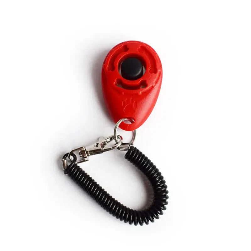 Dog Training Clicker For Dogs And Cats With Adjustable Wrist Strap Plastic Trainer Aid Sound Feedback