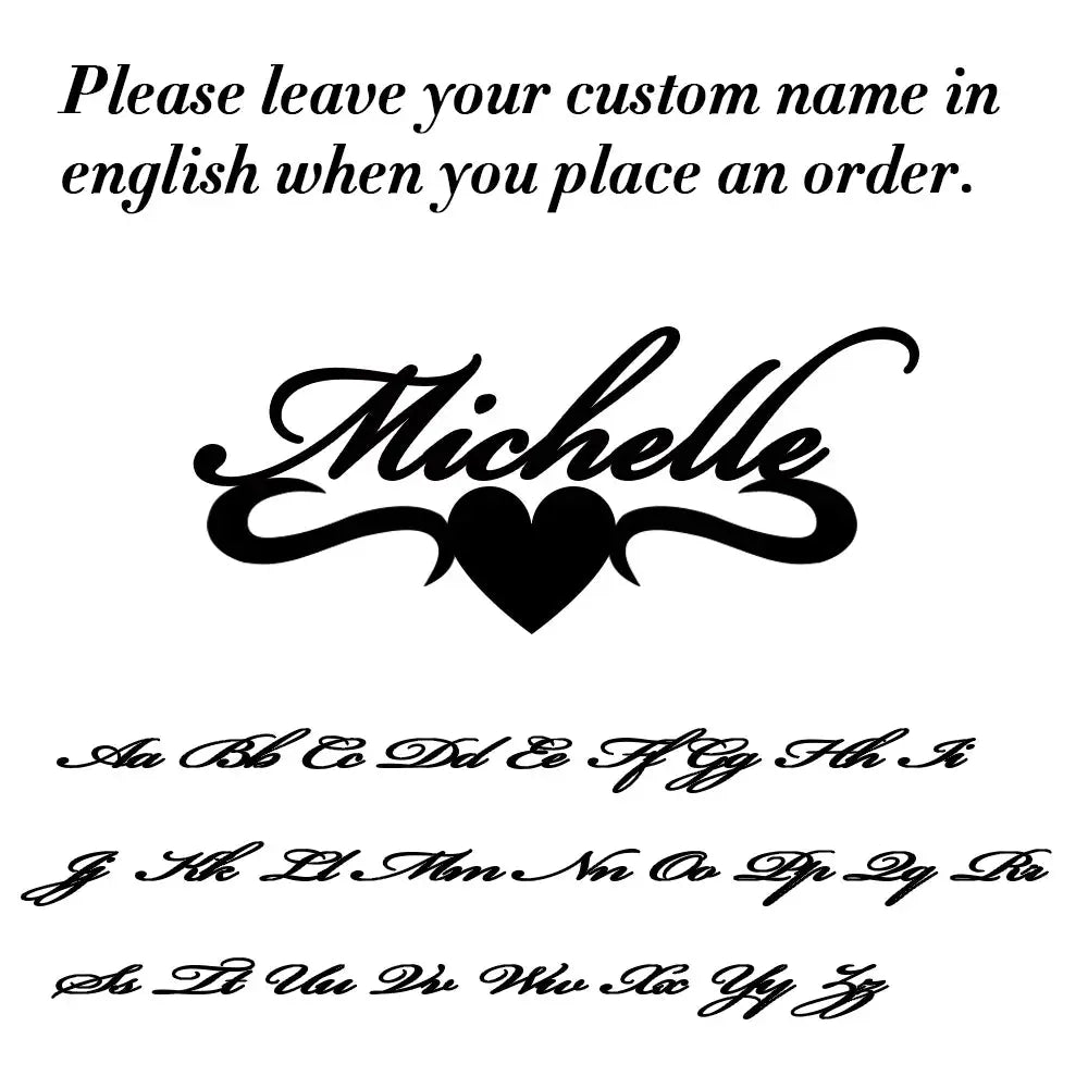 Sipuris Custom Name Necklace Personalized Golden Choker Stainless Steel Jewelry For Women And Men Ideal Gift For Weddings