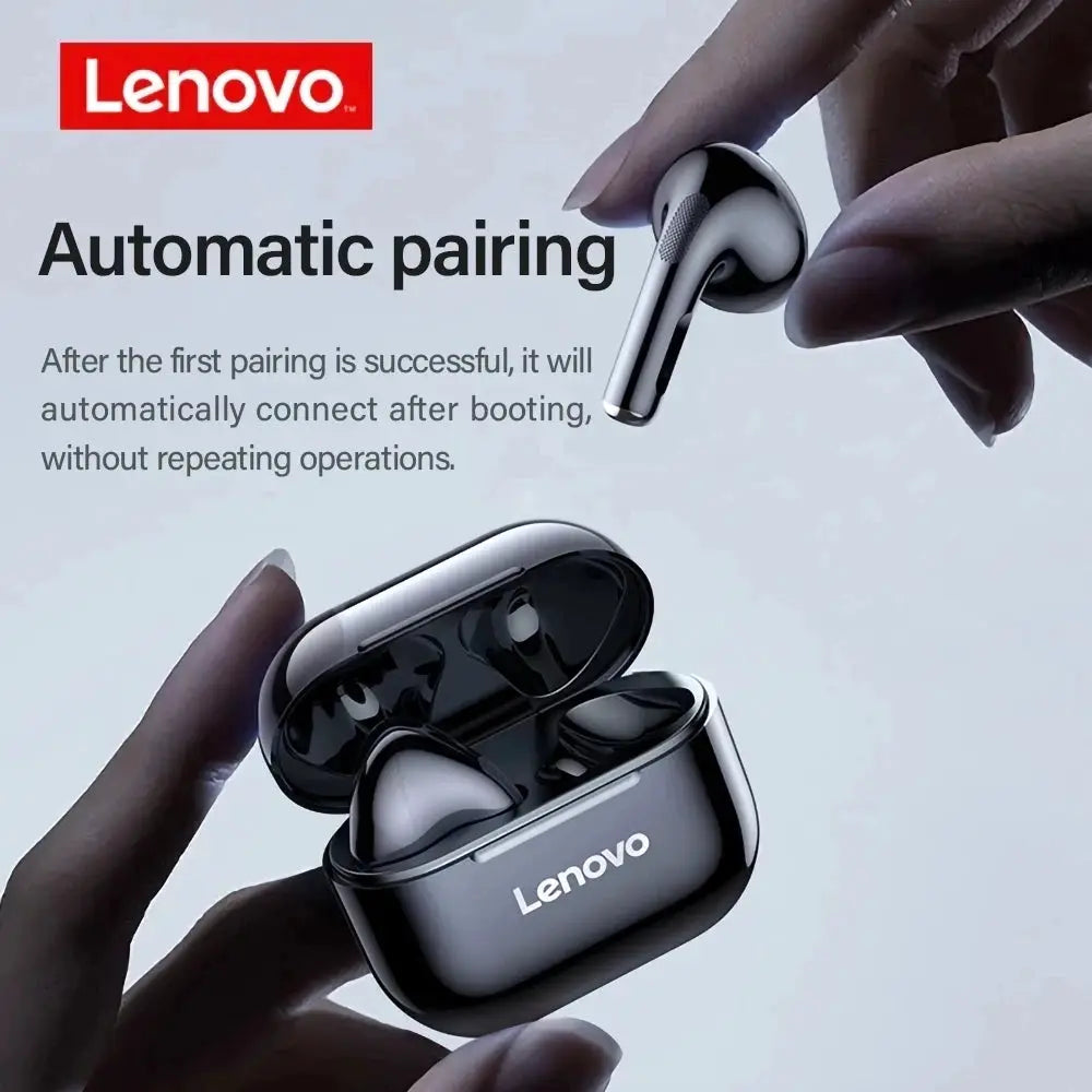 Lenovo LP40 Wireless Earbuds Bluetooth 5.0 True Wireless With Touch Controls For Sport And Calls