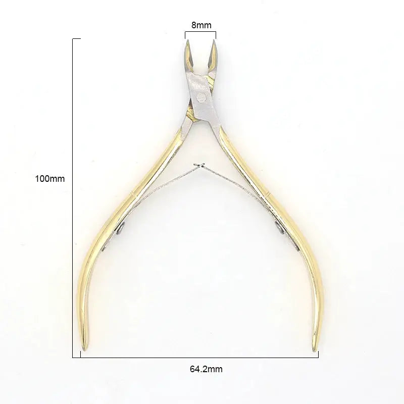 PrimeCare Cuticle Cutter Set Stainless Steel Nail Manicure Tools for Precise Cuts and Pedicure Comfort