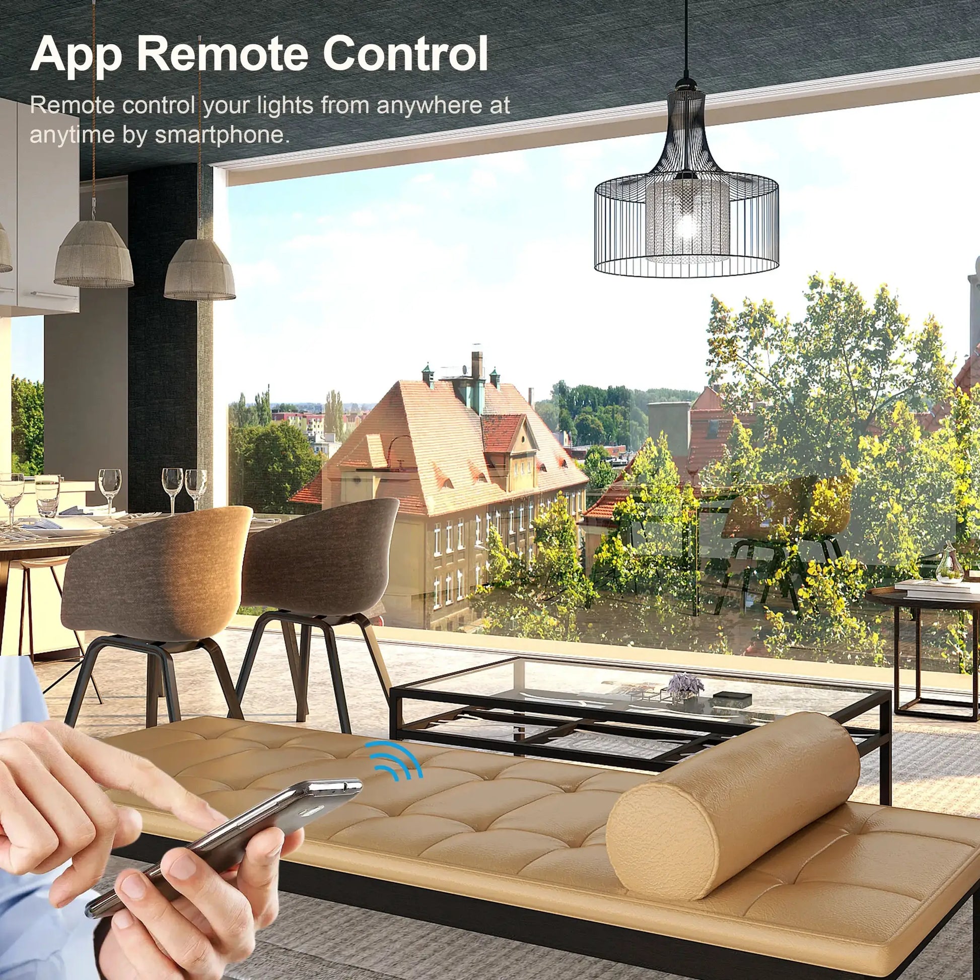 Tuya WiFi Smart Switch Module by Simples Market; 2-way control with app remote, 100-240V, works with Alexa/Google Home