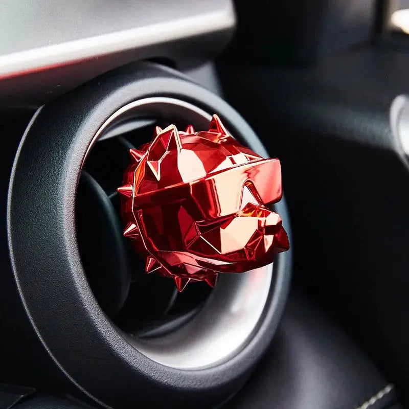 Bulldog Car Air Freshener Clip Vent Diffuser For Essential Oils Scent Decor Auto Fragrance