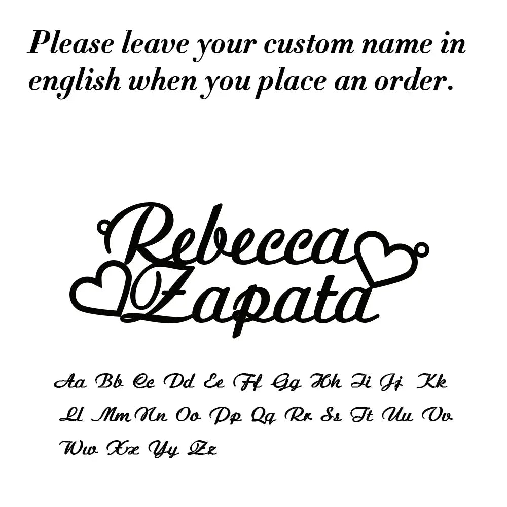 Sipuris Custom Name Necklace Personalized Golden Choker Stainless Steel Jewelry For Women And Men Ideal Gift For Weddings