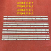 Simples Market 12 pcs LED backlight strips for TV models 65UJ634V, 65UJ6300, 65UJ630V, 65UJ5500, 65UK6100