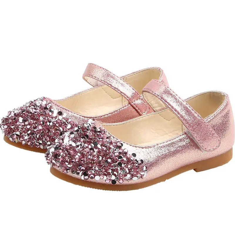 KushyShoo Girls Princess Glitter Dance Shoes Toddlers Casual Sandals Spring 2021