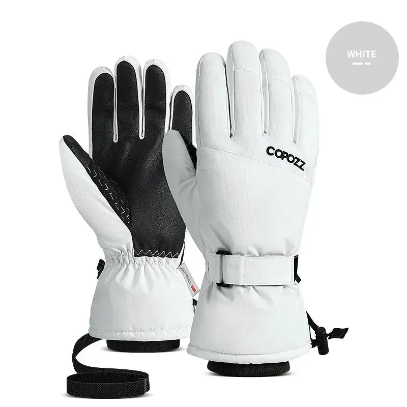 Copozz Adult Warm Winter Ski Gloves Waterproof 3M Thinsulate Snowboard Thermal Motorcycle Cycling Gloves Men Women