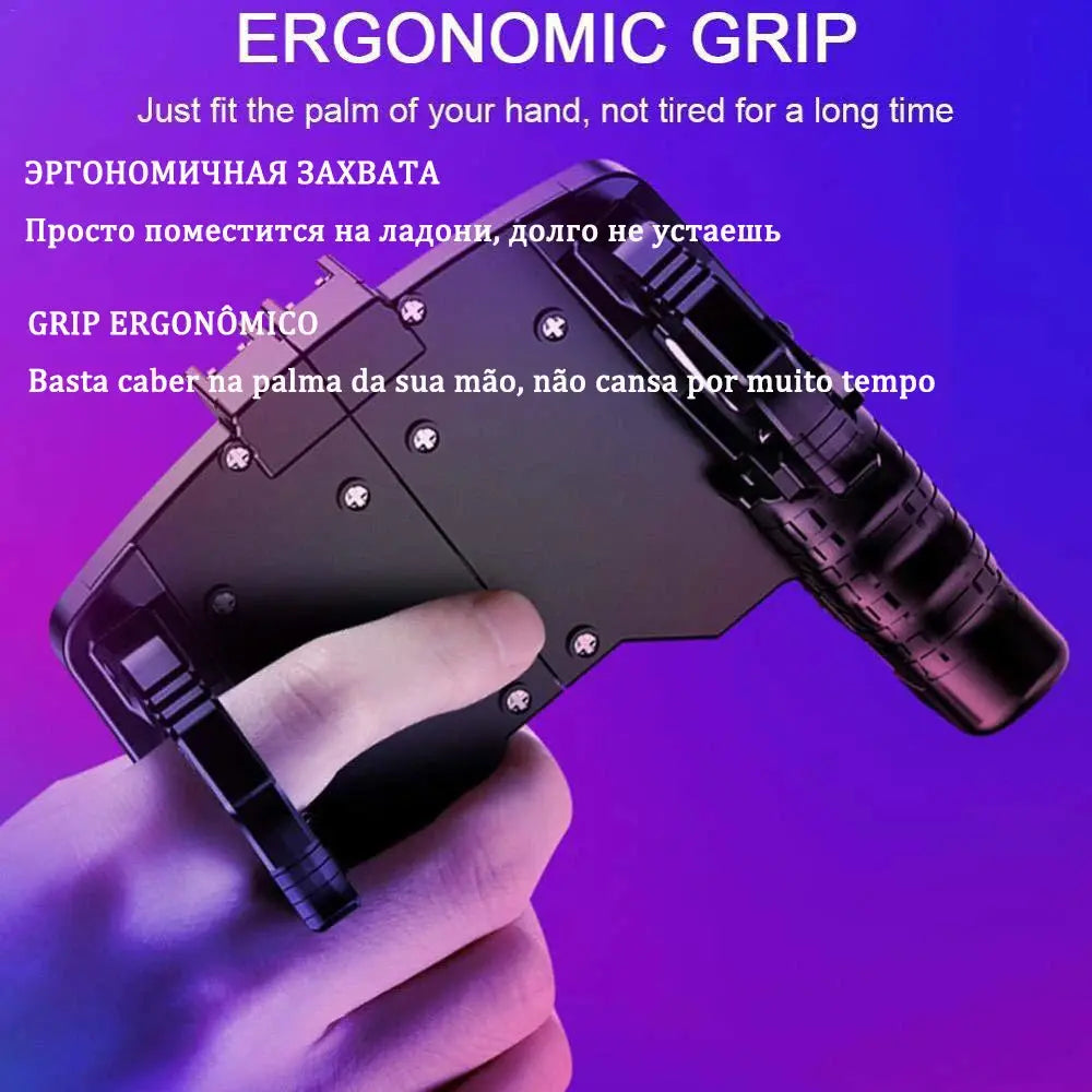 PUBG Controller Gamepad For Mobile Phones Android iPhone With Trigger For Free Fire And Other FPS Games