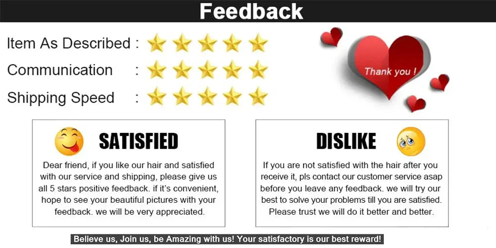 Easy Braids 26Inch Synthetic Jumbo Hair Extensions feedback collage with star ratings and satisfied/dislike boxes