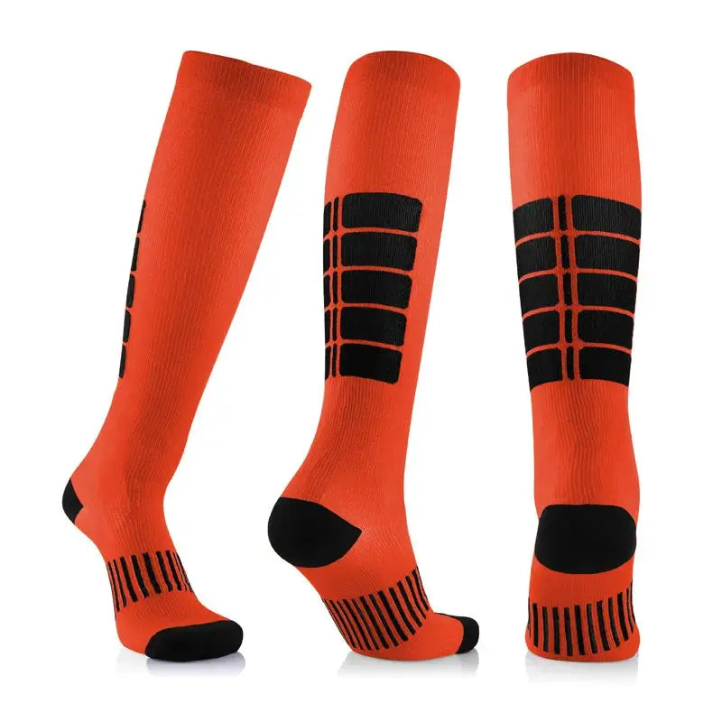Compression Socks For Varicose Veins And Sports Knee High Nylon Medical Nursing Stockings Anti Fatigue Black