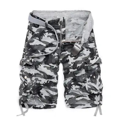 US Size 2026 New Camouflage Loose Cargo Shorts Men Cool Summer Military Camo Short Pants Homme Cargo Shorts