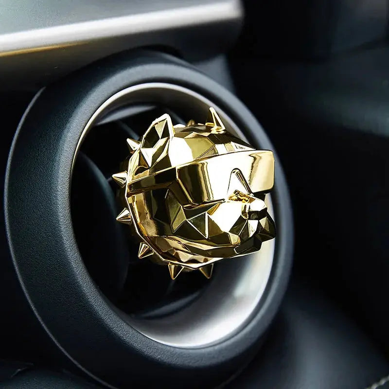 Bulldog Car Air Freshener Clip Vent Diffuser For Essential Oils Scent Decor Auto Fragrance