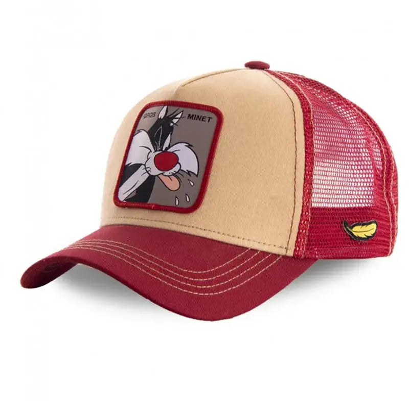 Unisex Anime Cartoon Patch Baseball Cap High Quality Trucker Hat Men Women Sun Shield