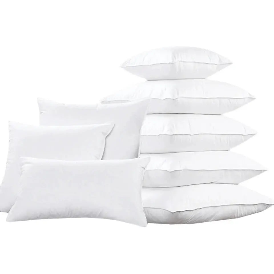 Pillow cover white waterproof with zipper by Simples Market, anti-mite protector