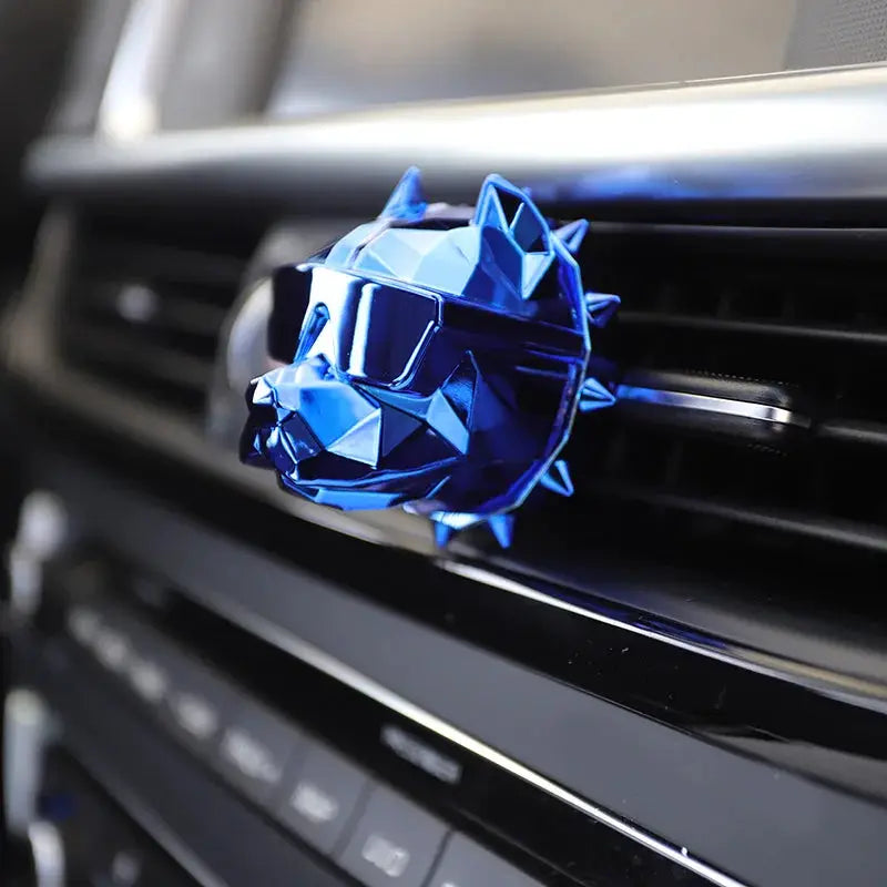 Bulldog Car Air Freshener Clip Vent Diffuser For Essential Oils Scent Decor Auto Fragrance