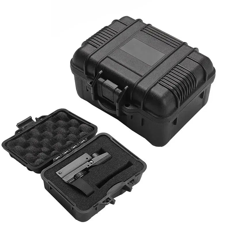 Tool case by Simples Market; black, waterproof and shockproof sealed toolbox with foam padding