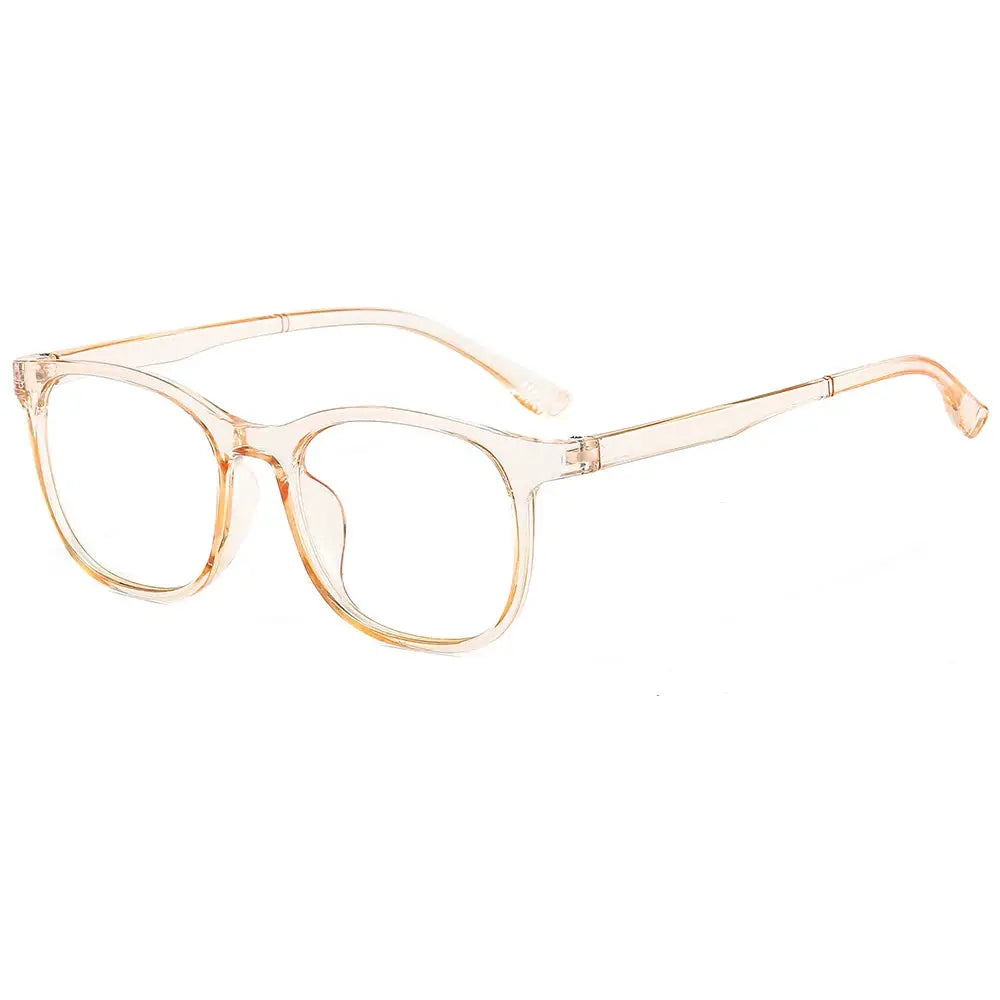OptiGuard Transparent Computer Glasses Unisex Anti Blue Light Blocking Eyewear With Square Frame