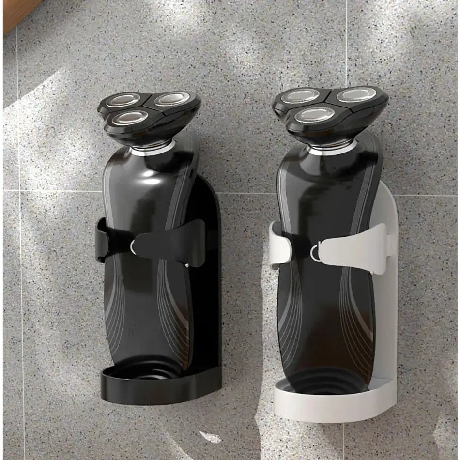 Razor Holder Bathroom Storage Self Adhesive Punch Free Traceless Electric Shaver Organizer For Toothbrushes