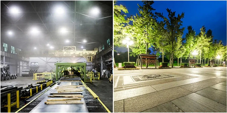 Simples Market flood light LED spotlight for outdoor lighting, 50W–150W, AC 220V