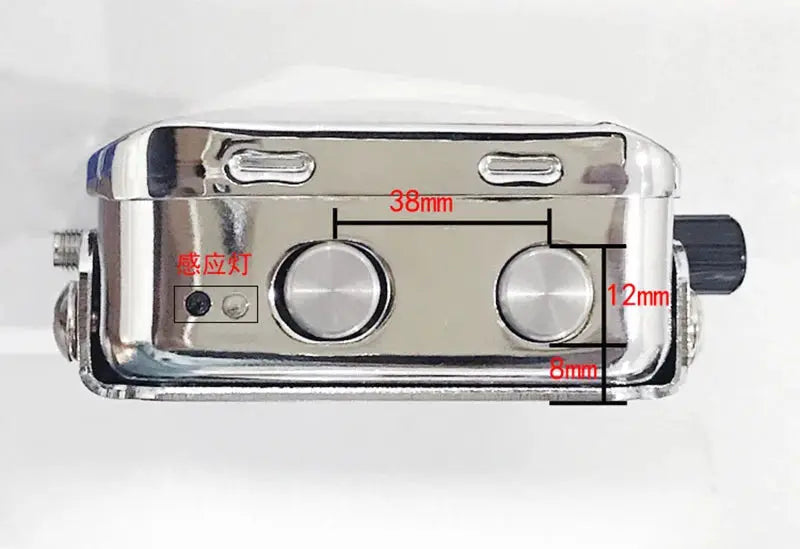 Simples Market chrome TTLock smart door lock module with two round dials and sensor light