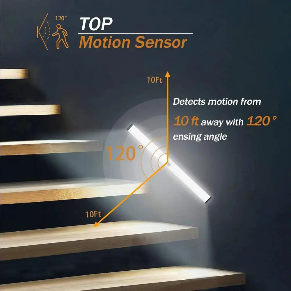 LED motion sensor night light, white, for indoor cabinets