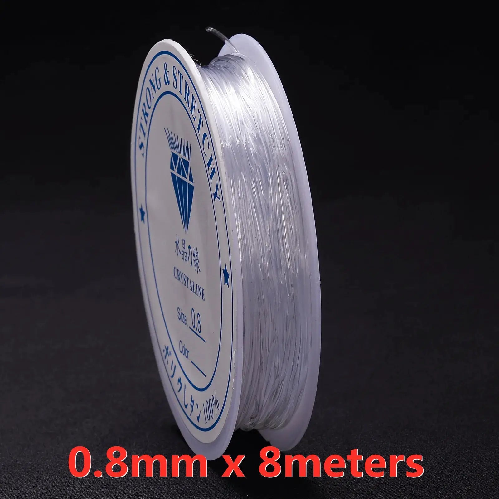 iYOE Elastic Thread 0.5 to 1.5mm for Jewelry Making Cord String DIY Bracelets Necklaces