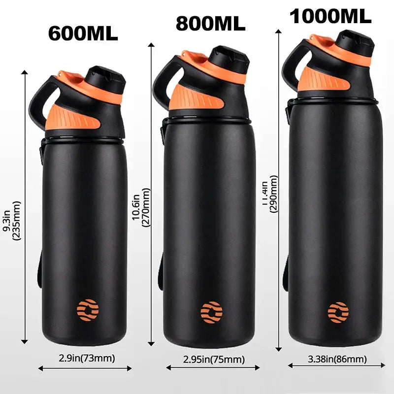 Fjbottle Thermo Bottle Magnetic Lid 1000ml Stainless Steel Flask