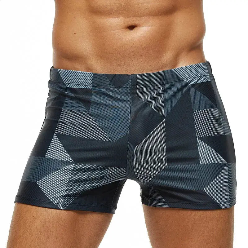 ESCATCH 2023 New Arrivals Mens Swimwear Plus Size Fashion Printed Swimsuit Elastic Trunks With Pad Quick Dry