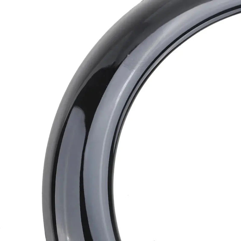 Rear badge ring cover frame in black carbon-fiber pattern for BMW 1 Series F20/F21; Simples Market