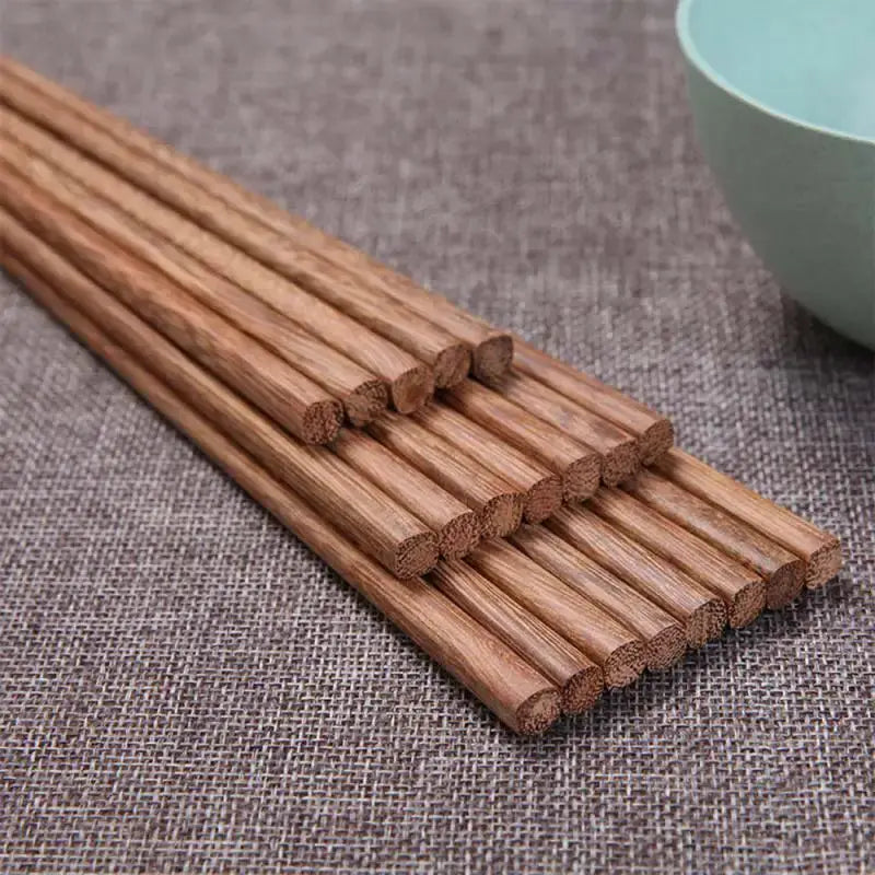 Rosewood chopsticks, Simples Market, 10 pairs, natural, reusable wooden tableware