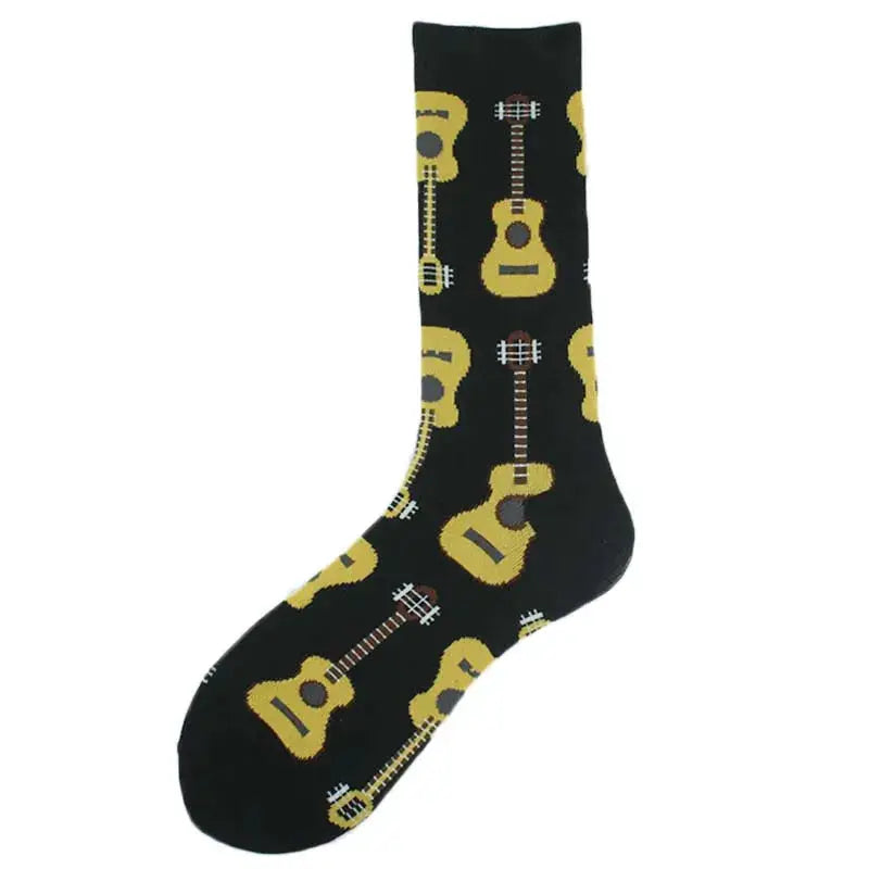 Cotton Happy Funny Socks For Men Women Unisex Crew Socks Alien Planet Shark Dinosaur Novelty Design