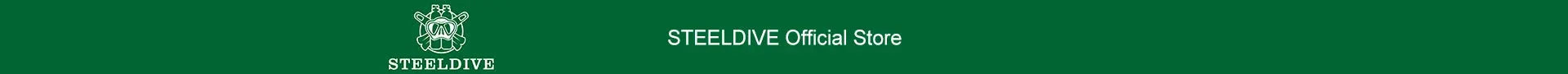 STEELDIVE Official Store banner with the STEELDIVE logo on a green background
