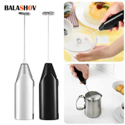 BALASHOV Wireless Milk Frother Coffee Whisk Mixer CE Certified Electric Blender Mini Egg Beater Cappuccino Maker