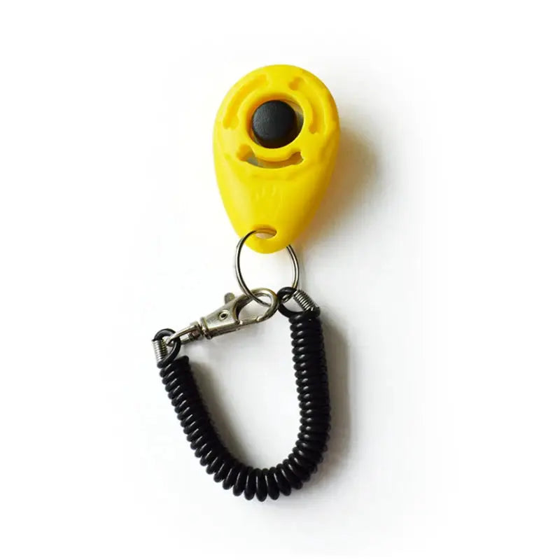 Dog Training Clicker For Dogs And Cats With Adjustable Wrist Strap Plastic Trainer Aid Sound Feedback