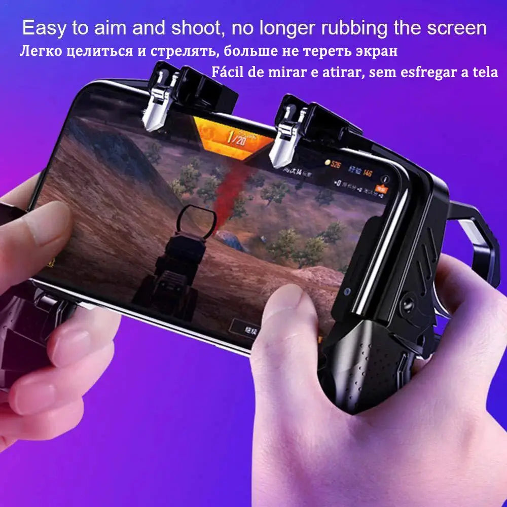 PUBG Controller Gamepad For Mobile Phones Android iPhone With Trigger For Free Fire And Other FPS Games