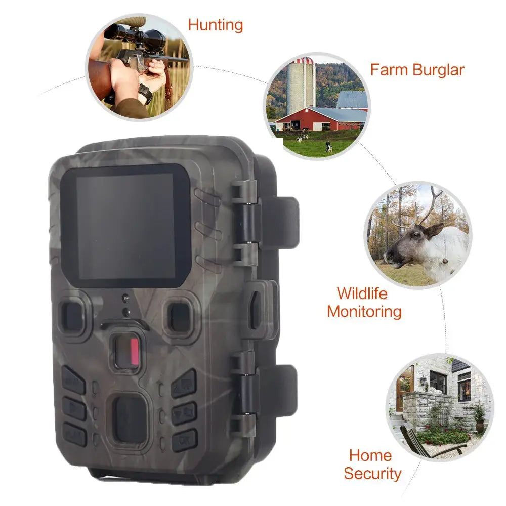 Suntekcam 20MP 1080P wireless hunting camera by Simples Market, camo body, IP65 waterproof