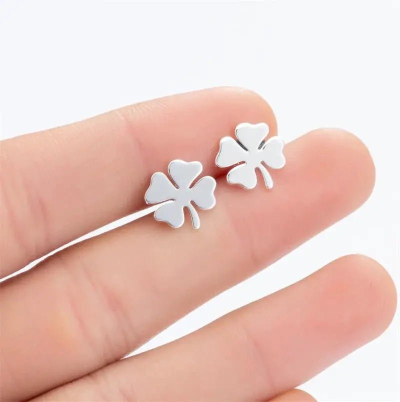 Stainless Steel Stud Earrings For Women Fashion Jewelry Multiple Animal Designs Hummingbird Leaf Music Fairy Gift - Simples Market