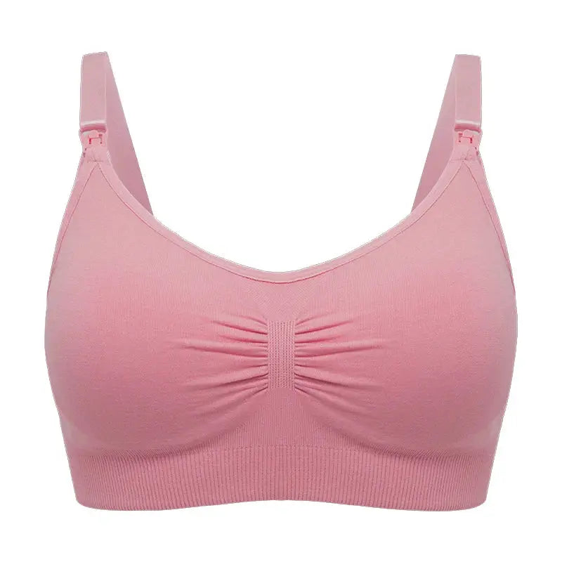 Beauforme Plus Size Nursing Bra Breathable Seamless Maternity Underwear For Breastfeeding Push Up