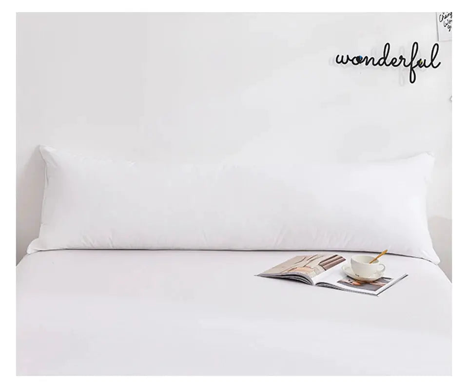 Smooth white waterproof pillow cover for pillow case protector, anti-mite protection