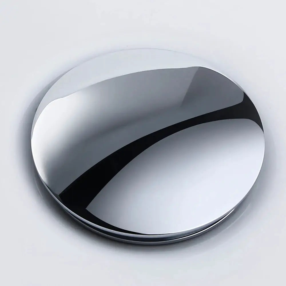 Bagnolux chrome bathroom sink drain stopper, pop-up drain for vessel sinks