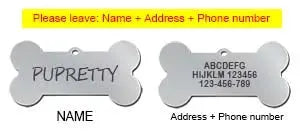 Personalized Pet ID Tag With Free Engraving Engraved Stainless Steel Bone Or Paw Shape Keychain For Cats And Dogs