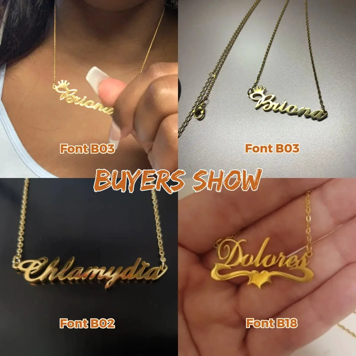 Sipuris Custom Name Necklace Personalized Golden Choker Stainless Steel Jewelry For Women And Men Ideal Gift For Weddings