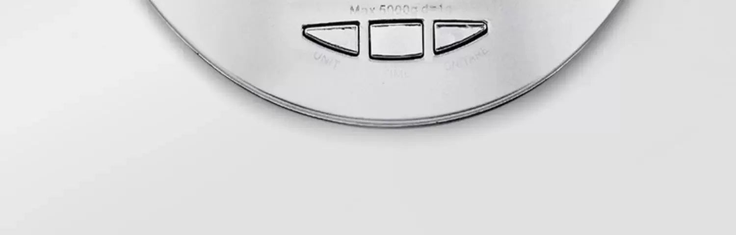 Simples Market chrome shower head control panel with three-button settings