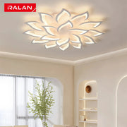 Nordic Floral Ceiling Pendant Lamp Modern LED Light Fixture Chandelier