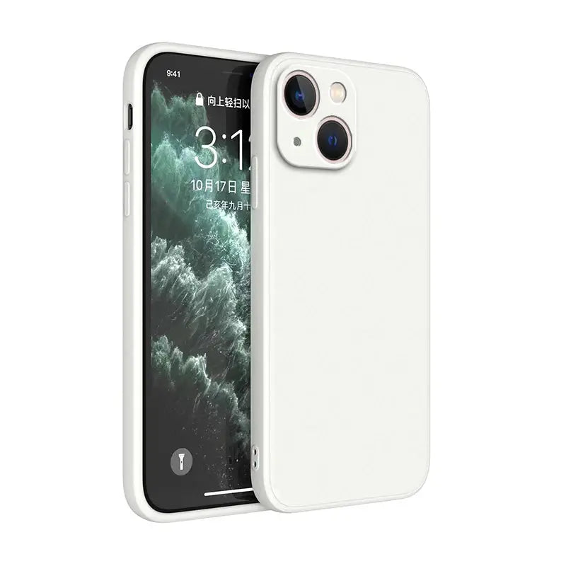 Square Liquid Silicone Phone Case With Luxury Camera Protection For iPhone 11 12 13 14 Plus Pro Max Mini